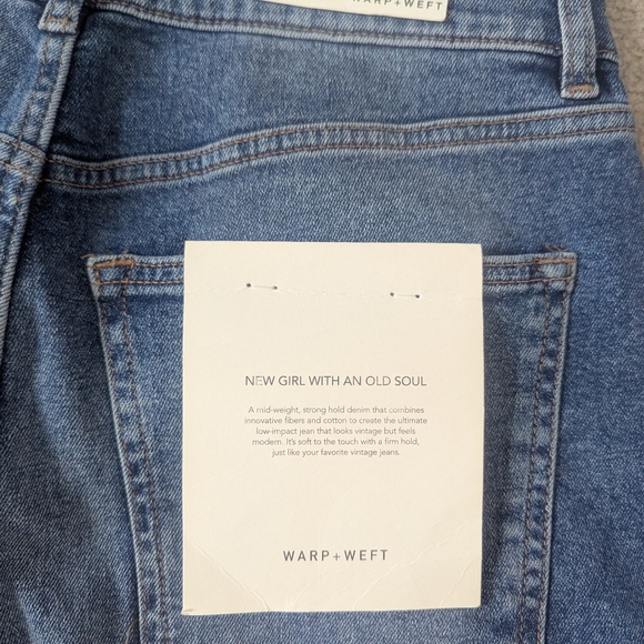 NWT Warp + Weft Ase Straight Leg Jeans - Picture 8 of 9